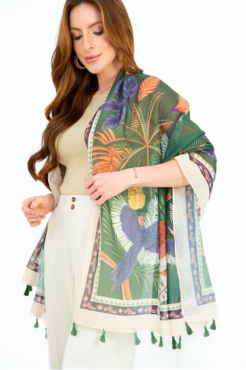 PASHMINA TROPICAL UNICA